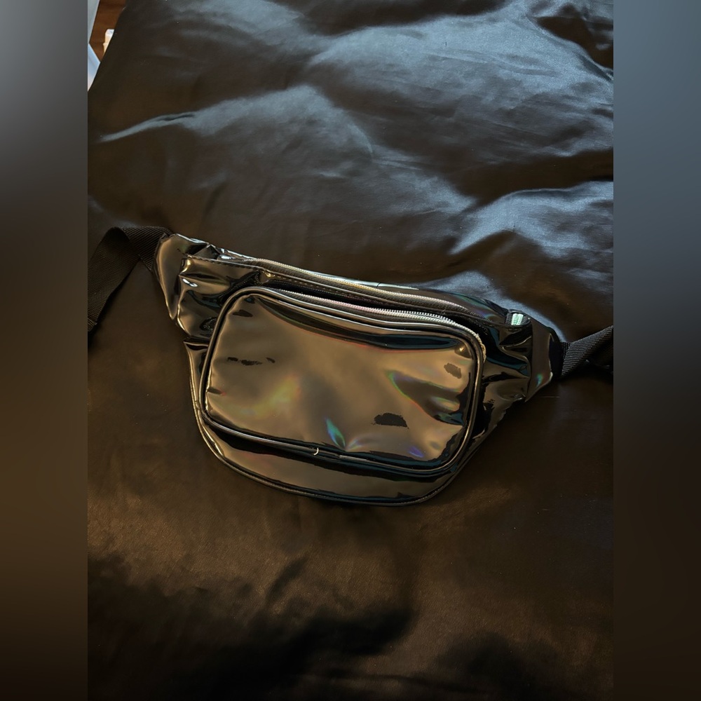 Black Fanny Pack SHEIN